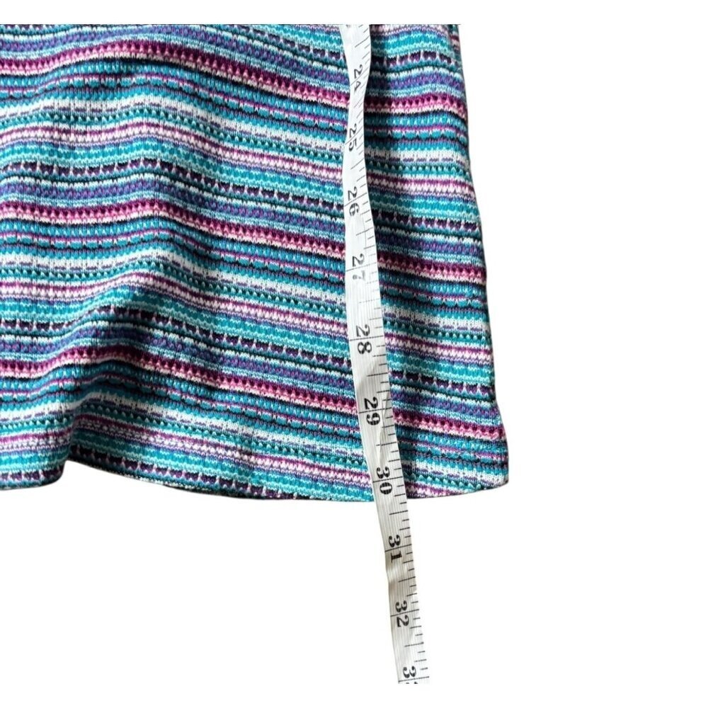 Red Camel's Girls Long Turquoise Stripped Skirt - Picture 5 of 5